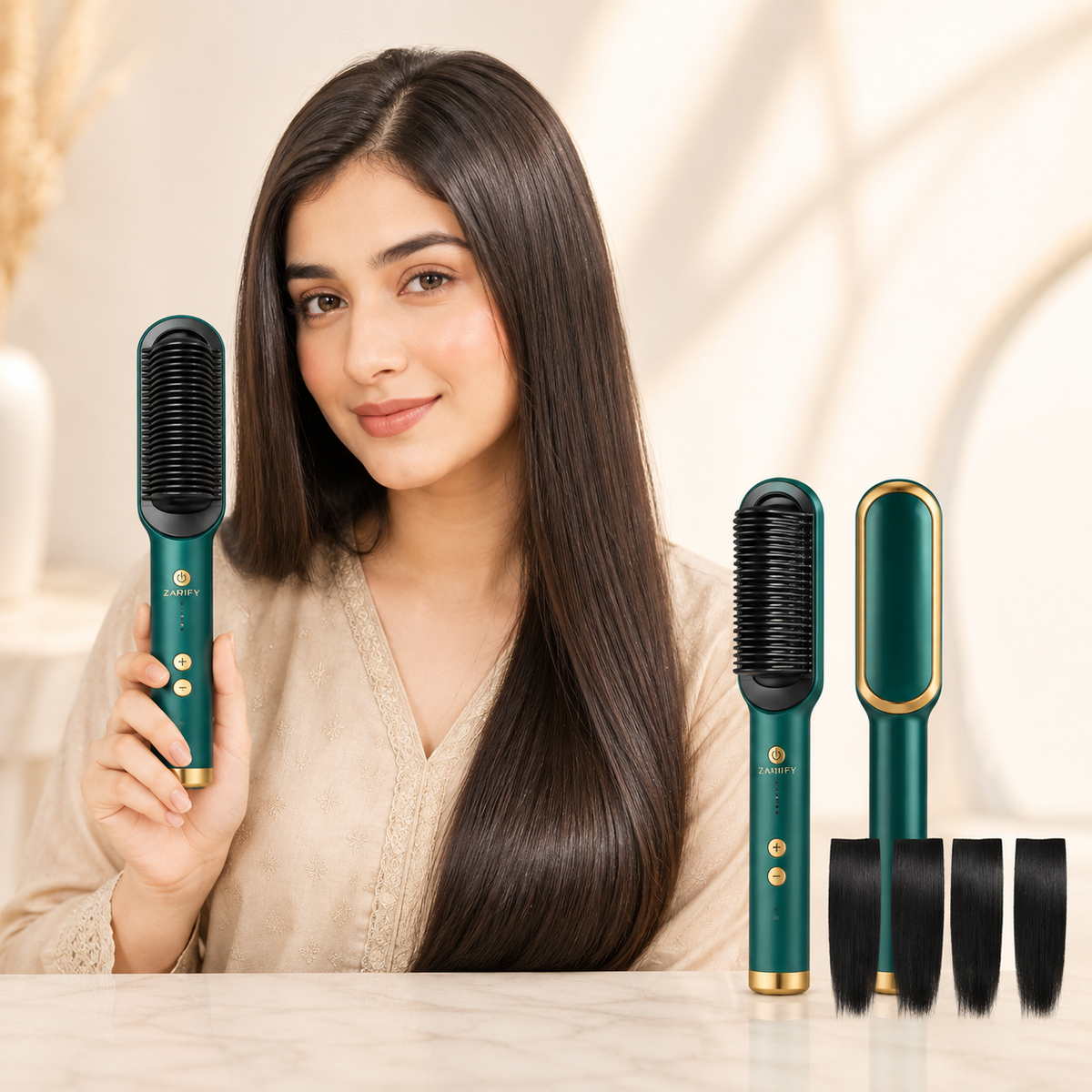 909 Hair Straightener Brush